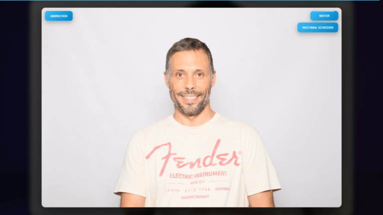 KI Fotobox Ergebnis mit verändertem Bildstil